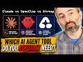 Claude Code vs Airtop vs OpenClaw — Which AI Agent Tool Do You Actually Need?