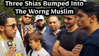 P1 Three Shias Have A Meltdown! Shamsi and  Shias Speakers Corner Sam Dawah