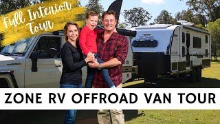 INTERIOR TOUR Off Road Caravan -  Zone RV Sojourn Offgrid Bunk Van