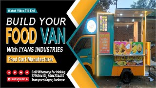 8x5Ft Food Van Manufacturing TATA Ace Food Cart Manufacturer in Lucknow | Food Cart Business Ideas