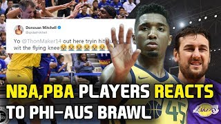 NBA, PBA players at iba pang sports personalities nag react sa nangyari sa laban ng Gilas