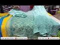 घर बैठे1पीस भी मंगवाए😍pure lakhnawi chikankari cotton handwork suits anarkali wholesale katranmarket