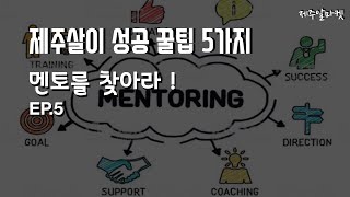 제주살이 성공꿀팁 ep.5 멘토를 찾아라 _제주알마켓