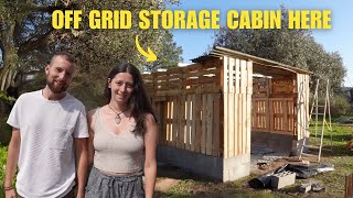 NEW BUILD Off Grid Storage Cabin DIY Timber Build