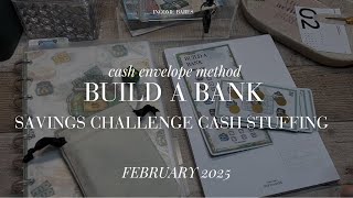 💰NEW BUILD A BANK Cash Stuffing for Beginners✨ New A5 Savings Challenges Book | Cash Envelope Method