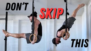 Calisthenics Essential - Ring L Sit to Shoulderstand