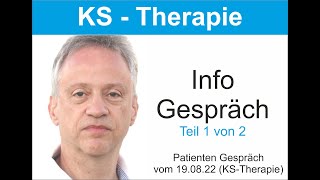 Pschosomatik: KS Therapie Info Patientengespräch Teil 1 von 2 (unbewusste Körpersprache lesen)