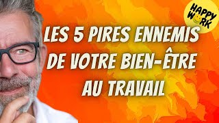 Happy Work - Les 5 pires ennemis de votre bien-être au travail- Gaël Chatelain-Berry