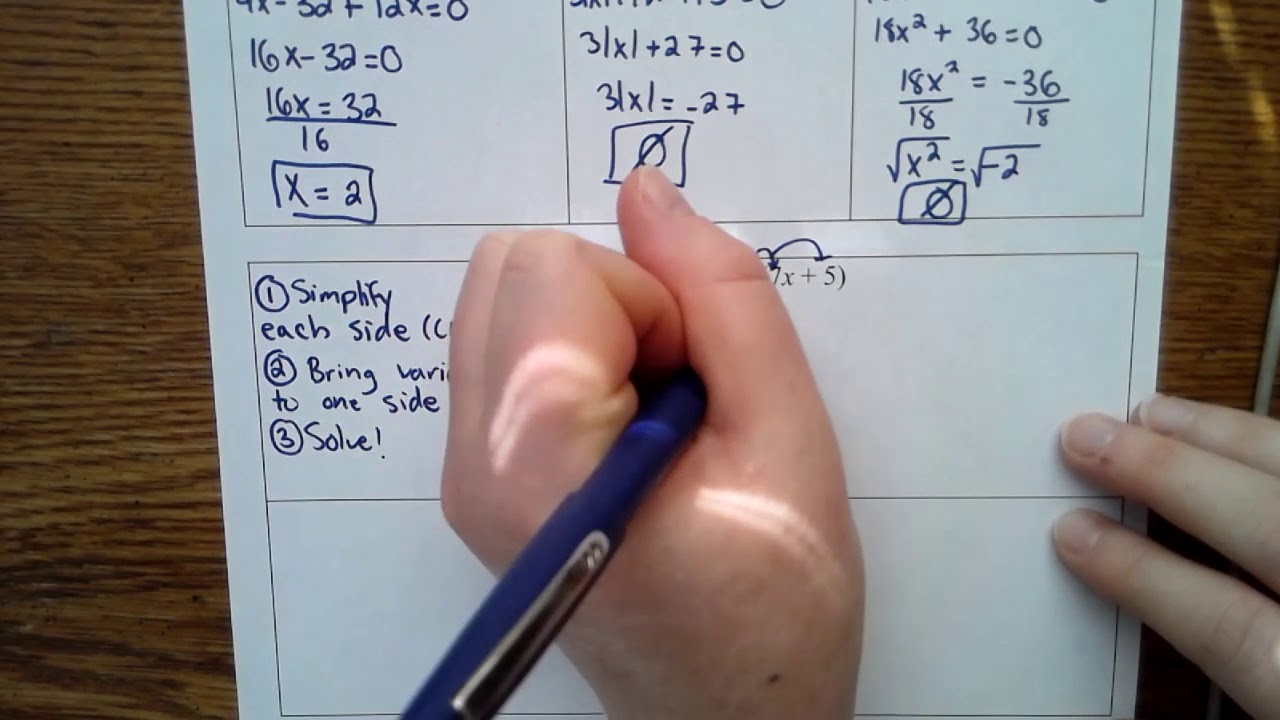 Algebra 1 Unit 6 Lesson 2 - YouTube