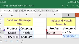 How to use Index And Match Formula in Mobile Ms Excel SCT इंडेक्स और मैच फॉर्मूला का उपयोग कैसे करें