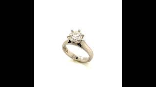 1.7ct I P1 Round Solitaire Diamond Ring