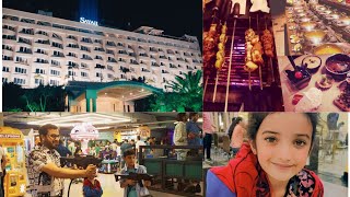 #Vlog Sayaji Hotel Indore |  Live Grill \u0026 Barbecue at Kebabsville | Game Fun \u0026 Dinner with Family |