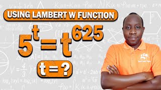 Lambert W Function Solves This Wild Equation!