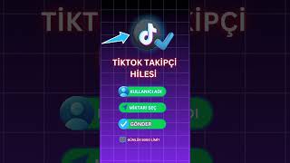 Tiktok Takipçi Hilesi | Tiktok Pulsuz İzləyici  Artırmaq 2024