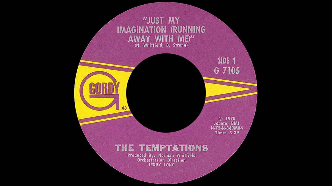 The Temptations ~ Just My Imagination (Running Away With Me) 1971 Soul ...