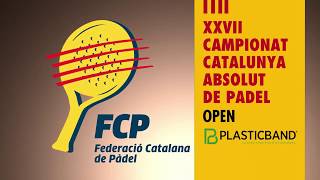 SPOT  XXVII Campionat de Catalunya Absolut de Pàdel Open PLASTICBAND