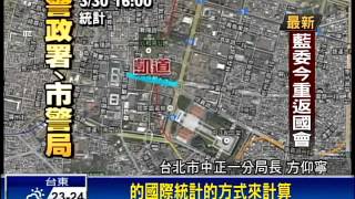 50萬黑衫軍？ 警方數字：11萬6千人－民視新聞