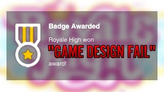 How Royale High FAILED Its Own Game Design.