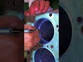 how to check the gap of the rings in the slip engine automobile mechancial mechanic repair