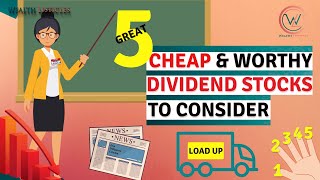 5 Great Dividend Stocks to buy before they rebound🔥 | Buy the dip Now before it's too late. Passive$