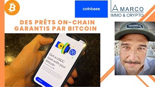 Prêts on chain garantis par Bitcoin #coinbase #cbBTC