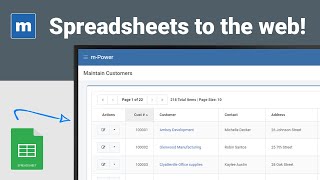 How to turn a spreadsheet into a database-driven web application (2024 Update)