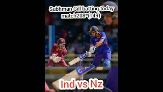 Subhman Gill batting today match India Vs Newzealand 1st ODI match#shorts #youtubeshorts #cricket