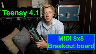 Teensy 4.1 MIDI Breakout boards DIY kit