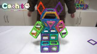 Cachito 磁力片  3D磁力玩具  磁力积木之熊（Cachito magnetic building blocks with Bear）