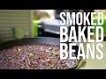 Smoked Baked Beans on the Pit Boss Platinum Lockhart! Sweet Smoked Dish!