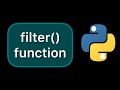 filter function in Python #Shorts