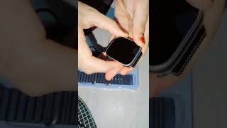 apple watch dupe from meesho black colour #meeshohaul #reviews #unboxingvideo #unboxing