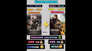 war vs saaho worldwide Box office collection #hrithikroshan #prabhas #shorts