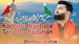 KARBALA KARBALA TERE DO BADSHAH | Mesum Abbas | New Shaban Manqabat Status | Imam Hussain Manqabat