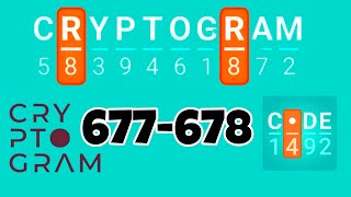 CRYPTOGRAM level 677 678