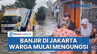 Banjir Jakarta saat Tahun Baru Imlek, Ketinggian Air 20-30 Sentimeter, Sejumlah Akses Terputus