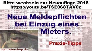 Wohnungsgeberbestätigung. Bitte wechseln zur Neuauflage ab 01.11.2016: https://youtu.be/TSE068TAV0c