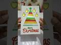 Diy Christmas card #diy #christmas #cards #craft #papercraft #easycraft #shorts