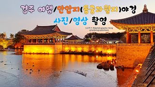 #경주 여행/안압지(동궁과 월지)야경 사진과 영상 촬영Anapji Pond (Donggung Palace and Wolji Pond) Photo and Video Shooting