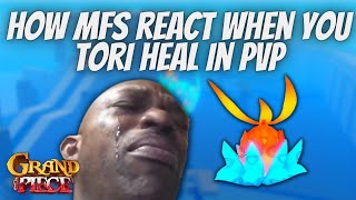 How Mfs react when you Heal With Tori