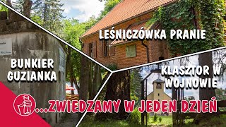 MAZURY. ATRAKCJE. KLASZTOR W WOJNOWIE, LEŚNICZÓWKA PRANIE, ŚLUZA GUZIANKA. CO WARTO ZOBACZYĆ.