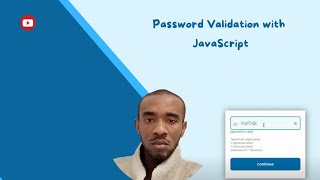 Password validation using JavaScript with appropriate regular expression