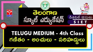 SIET - 4th : MATHS - ANCHULU - SARIHADDULU | 22.03.2021