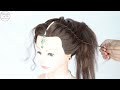 elegant juda hairstyle for women  hairstyle for saree  hairstyle for traditional wear