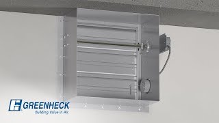 Greenheck - UL555 Three Sided Retaining Angle Installation