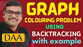 42-Graph Colouring Problem Using Backtracking | Step-by-Step Example | DAA