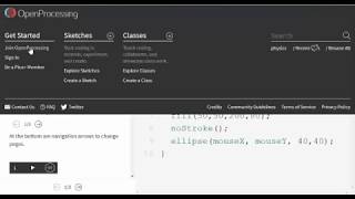Create OpenProcessing Account