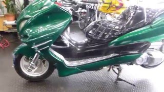 ヤマハ マジェスティ　フルカスタム　オーディオ　エアロカウル250cc グリーンＭ 日本10525km 22.8万円/バイク買取ＭＣＧ福岡 www.mcgfukuoka.com