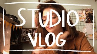 Studio Vlog - Week in the Life of a Freelance Illustrator