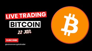 Crypto Trading LIVE: BTC Live Trading Bitcoin Price Predictions | 22 JAN #crypto #bitcoin #btc